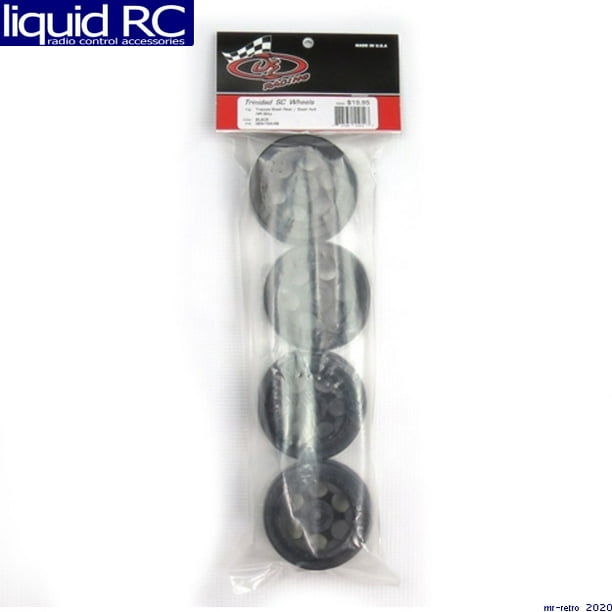 BLACK DE Racing Trinidad SC Wheel for Traxxas Slash Front 4pcs DER-TS4-FB BLACK DE Racing Trinidad SC Wheel for Traxxas Slash Front 4pcs DER-TS4-FB